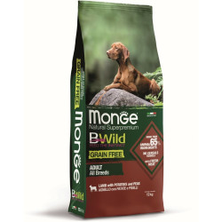 Monge BWild hrana za pse  Grain free - jagnjetina, krompir i grašak 12kg