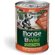 Monge Bwild konzerva za pse Adult - ćuretina 24x400g