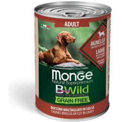 Monge Bwild konzerva za pse Adult - jagnjetina 24x400g