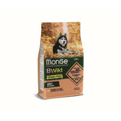 MONGE BWild hrana za pse Grain Free - losos i grašak 2.5kg