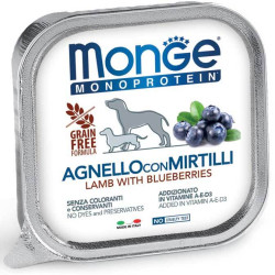 Monge Pate Fruit - jagnjetina i borovnica 150g