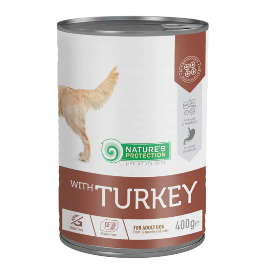 Nature's Protection konzerva za pse Sensitive - ćuretina 400g