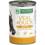 Nature's Protection konzerva za pse Small breeds - teletina i pačetina 400g