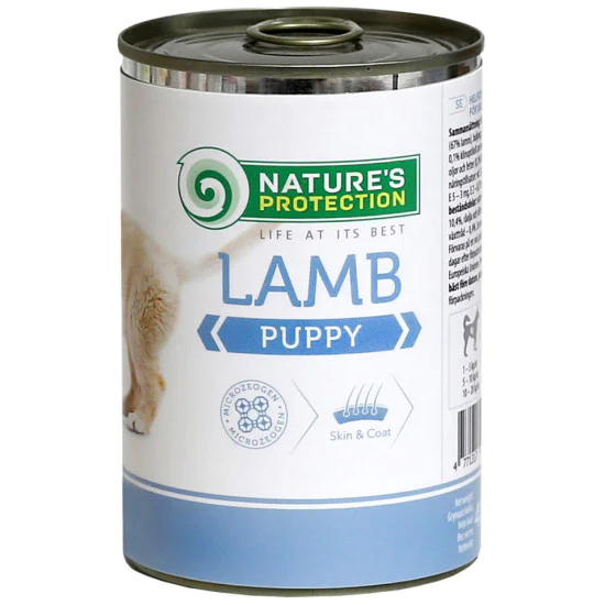 Nature's Protection konzerva za pse Junior - jagnjetina 400g