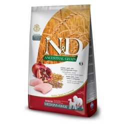 N&D Ancestral Grain hrana za pse Senior Medium&Maxi -  Piletina i nar 12kg