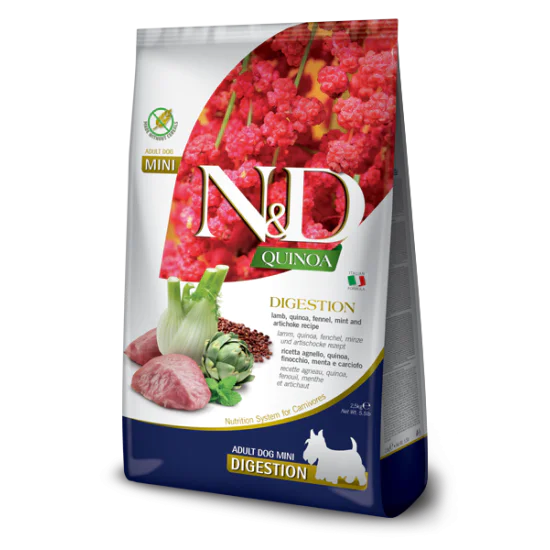 N&D Quinoa hrana za pse Mini Digestion - Lamb 2.5kg
