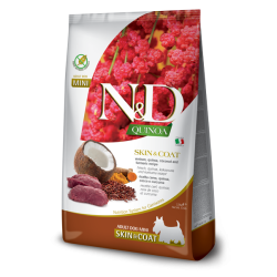 N&D Quinoa hrana za pse Mini Skin&Coat - Vension 2.5kg