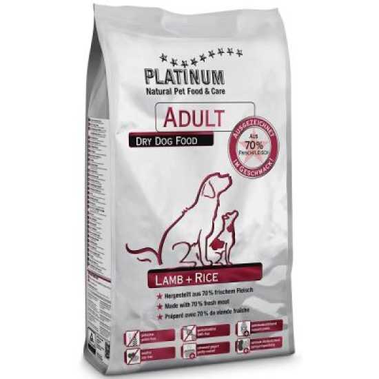 Platinum hrana za pse Jagnjetina i pirinač 5kg