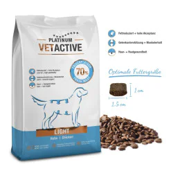 Platinum hrana za pse VetActive Light 1.5kg