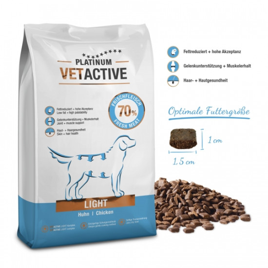 Platinum hrana za pse VetActive Light 5kg Platinum hrana za pse VetActive Light 5kg