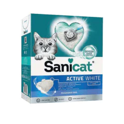 SANICAT grudvajući posip za mačke Active White 10l