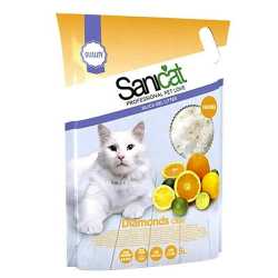 Sanicat silikonski posip za mačke Diamonds Citric 5L