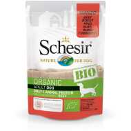 SCHESIR Bio kesica za pse - govedina 85g