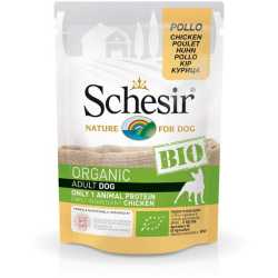 SCHESIR Bio kesica za pse - piletina 85g