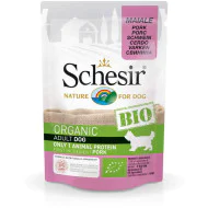 SCHESIR Bio kesica za pse - svinjetina 85g