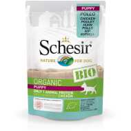 SCHESIR Bio kesica za pse Puppy - piletina 85g