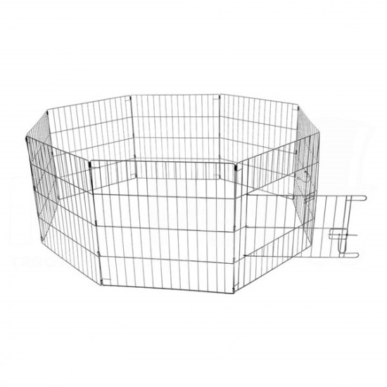 DUVO+ OGRADA PUPPY RUN WITH DOOR & NET & HOOKS 60X60CM BLACK DUVO+ OGRADA PUPPY RUN WITH DOOR & NET & HOOKS 60X60CM BLACK
