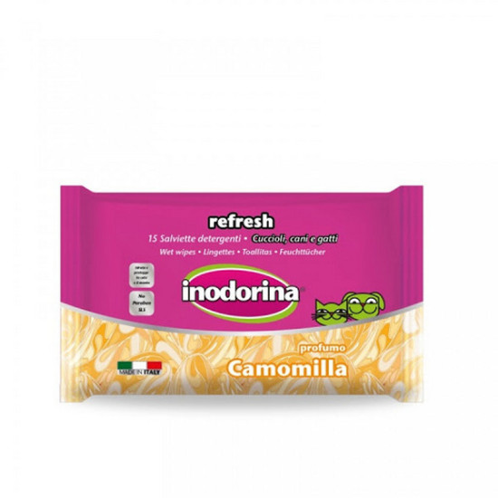 Inodorina Vlažne maramice - Pocket Chamomile 15kom