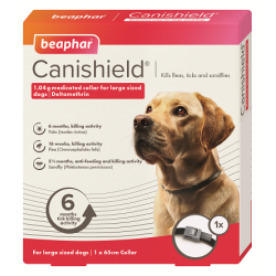 Beaphar Canishield ogrlica protiv buva i krpelja za velike pse - L 65cm