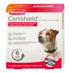 Beaphar Canishield ogrlica protiv buva i krpelja za male pse - S/M 48cm