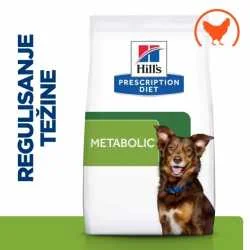 Hill's Prescription Diet dog veterinarska dijeta Metabolic - jagnjetina 1.5kg