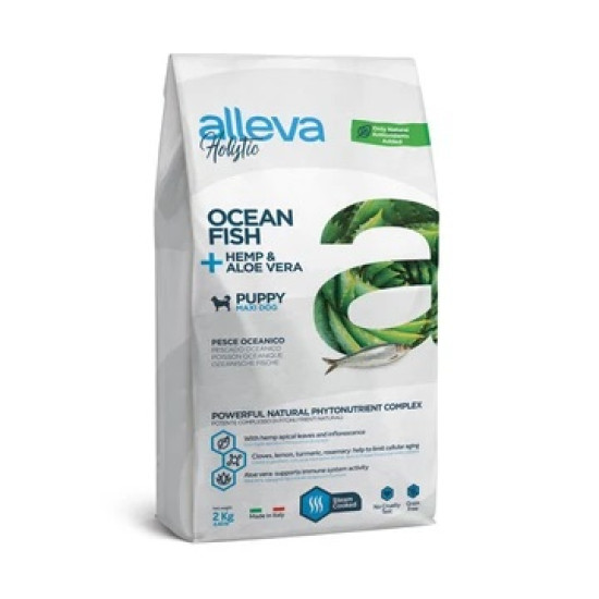 Alleva hrana za pse HOLISTIC Maxi Puppy&Junior - okeanska riba 2kg