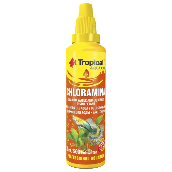 CHLORAMINA sredstvo za dezinfekciju opreme u akvaristici 50 ml