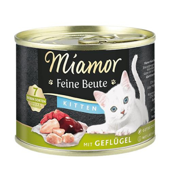 Miamor Feine Beute vlažna hrana za mačke Kitten - živina 185g