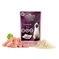 Nuevo sos za mačke Kitten - živina i pirinač 16x 85g
