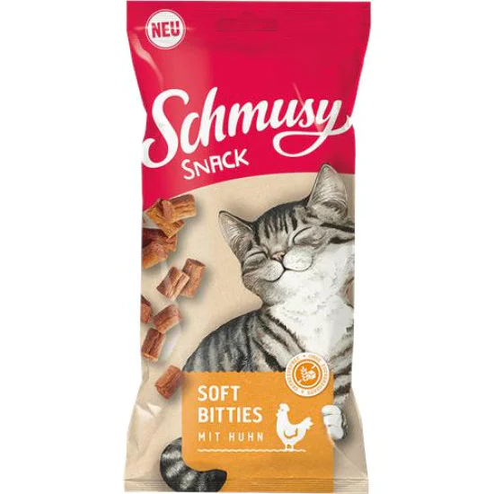 Schmusy Snack Soft Bitties poslastica za mačke - piletina 60g