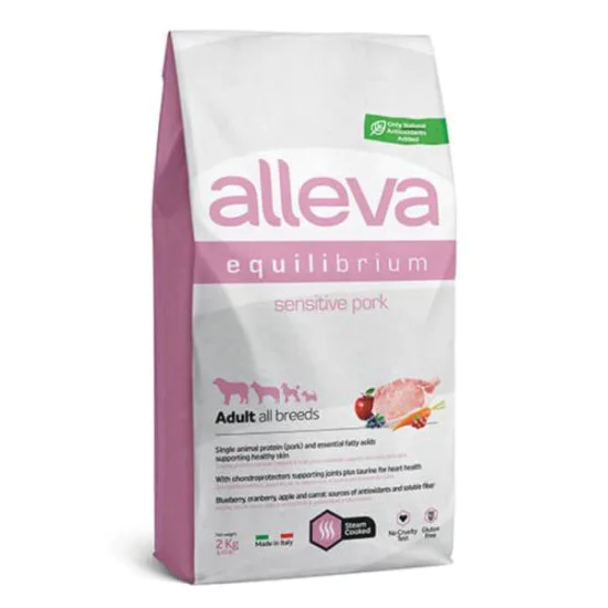 Alleva hrana za pse EQUILIBRIUM SENSITIVE Adult All Breeds - svinjetina 2kg Alleva hrana za pse EQUILIBRIUM SENSITIVE Adult All Breeds - svinjetina 2kg