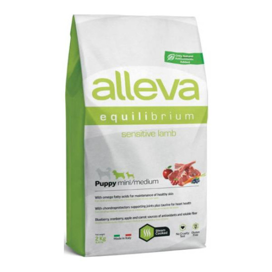 Alleva hrana za pse EQUILIBRIUM SENSITIVE Puppy Mini/Medium - jagnjetina 2kg