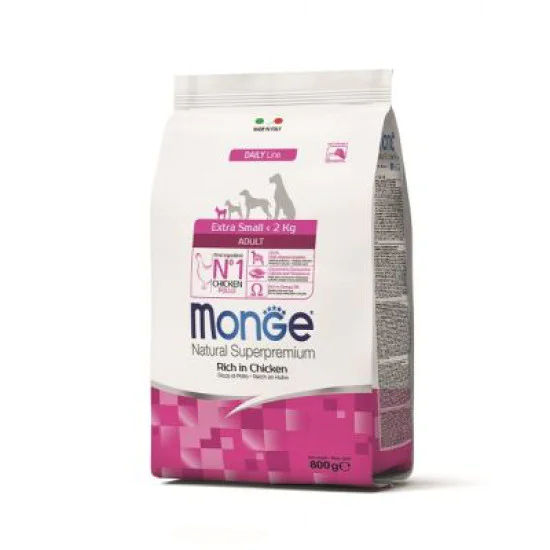 Monge hrana za pse Extra Small Adult - Piletina 800g