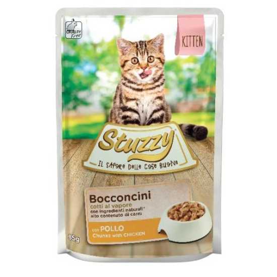 Stuzzy Cat preliv Kitten piletina 85g