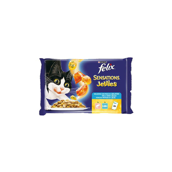 Felix Sensations sos MULTIPACK - losos i pastrmka 4x85g Felix Sensations sos MULTIPACK - losos i pastrmka 4x85g