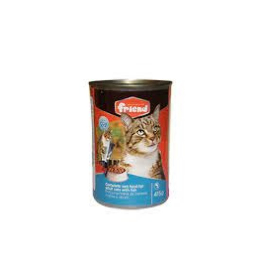 Friend hrana za mačke Cat - riba 415g Friend hrana za mačke Cat - riba 415g