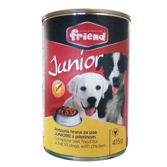 Friend hrana za pse Junior - piletina 415g