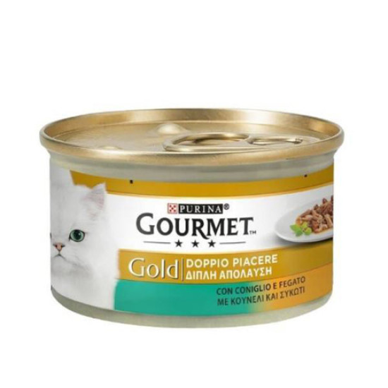 GOURMET GOLD  zečetina i džigerica u sosu 85g