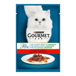 GOURMET PERLE Multipack - govedina 4x85g