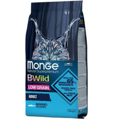 MONGE BWild hrana za mačke Low Grain - inćun 1.5kg