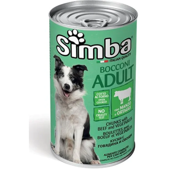 SIMBA konzerva za pse - govedina i povrće 1230g