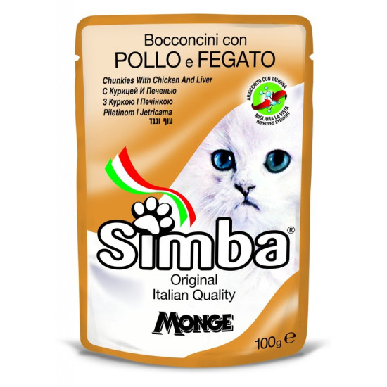 SIMBA sos za mačke - piletina i jetra 100g