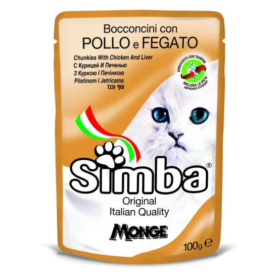 SIMBA sos za mačke - piletina i jetra 100g