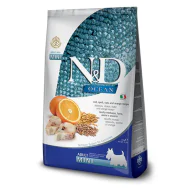 N&D Ocean hrana za pse Adult Mini - Bakalar, Spelta i ovas 2.5kg