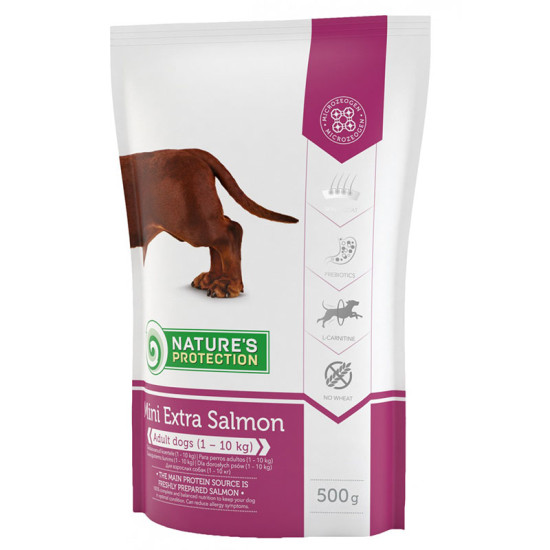 Nature's Protection Super Premium  Mini Adult Extra Losos 0.5kg