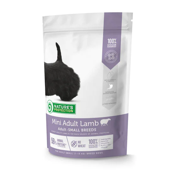 Nature's Protection Super Premium  Mini Adult Jagnjetina 0.5kg