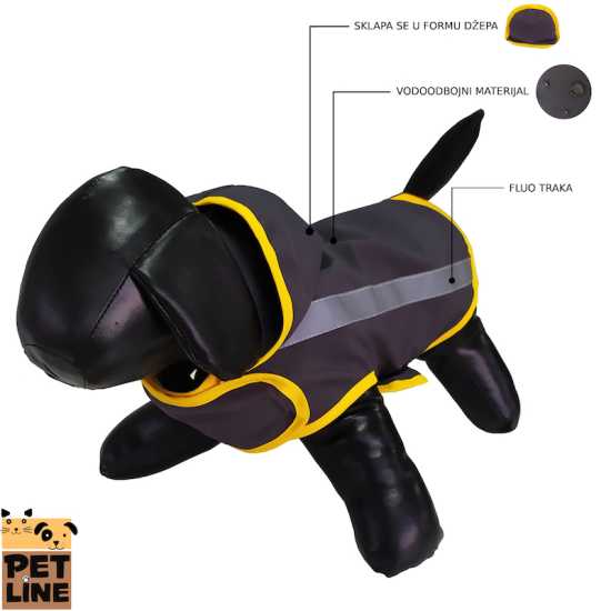 Kabanica za pse  PETLINE P125S-412 31.5cm