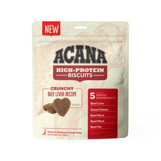 Acana Crunchy Monoprotein poslastice za pse - Goveđa jetra  100g