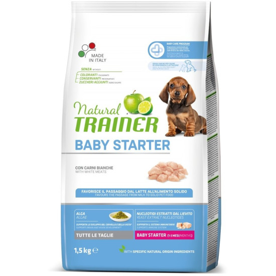 Trainer Natural hrana za pse Baby Starter - piletina i ćuretina 1.5kg Trainer Natural hrana za pse Baby Starter - piletina i ćuretina 1.5kg
