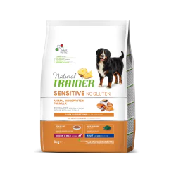 Trainer Natural SENSITIVE No Gluten hrana za pse - Losos - Medium/Maxi Adult 12kg